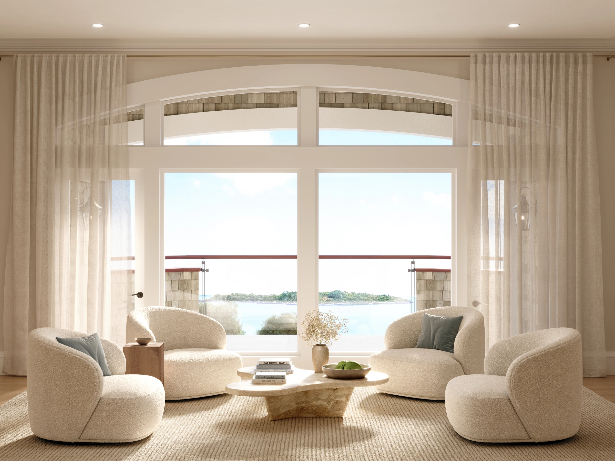 Entertaining and lounge spaces